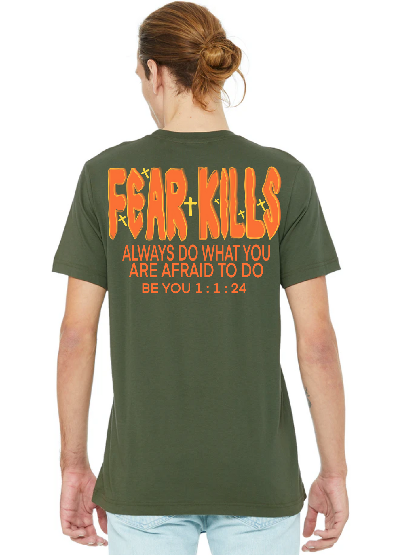 Be You "Fear Kills" Youth T-Shirt: Conquer, Empower, Be You.