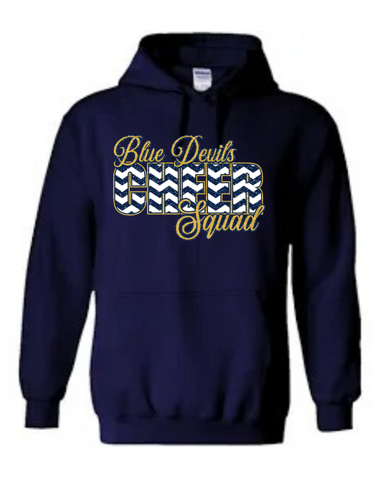 Blue Devils cheer squad hoodie