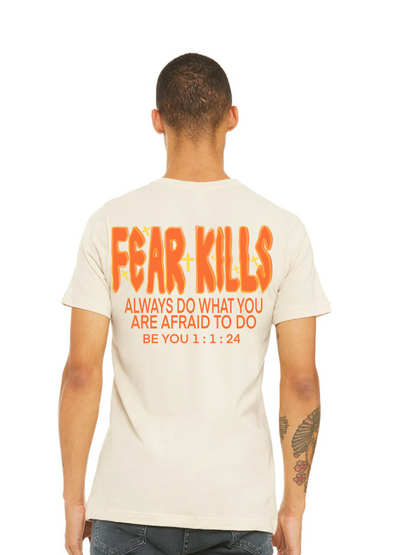 Be You "Fear Kills" Youth T-Shirt: Conquer, Empower, Be You.