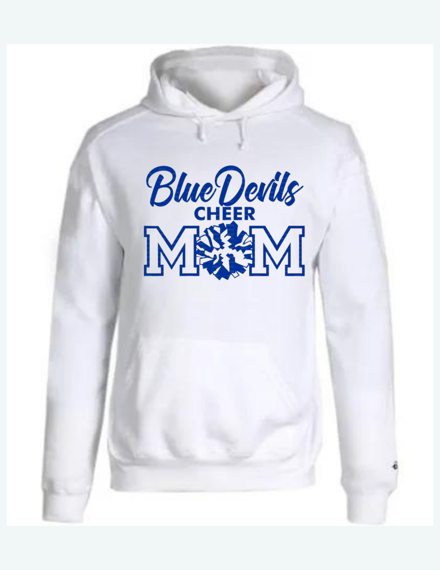 Blue Devil Cheer Mom Hoodie