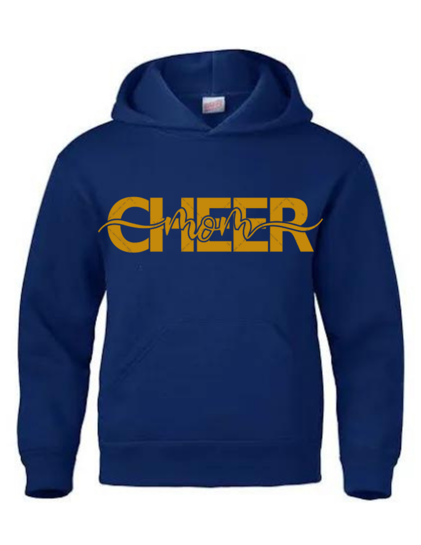 Cheer Mom navy Hoodie