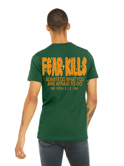 Be You "Fear Kills" Youth T-Shirt: Conquer, Empower, Be You.