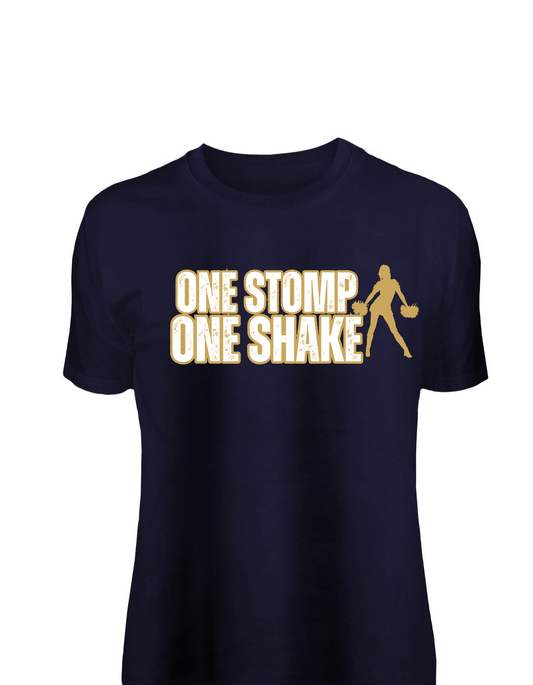 One stomp one shake navy tshirt