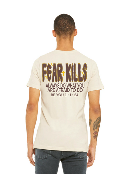 Be You "Fear Kills" Youth T-Shirt: Conquer, Empower, Be You.