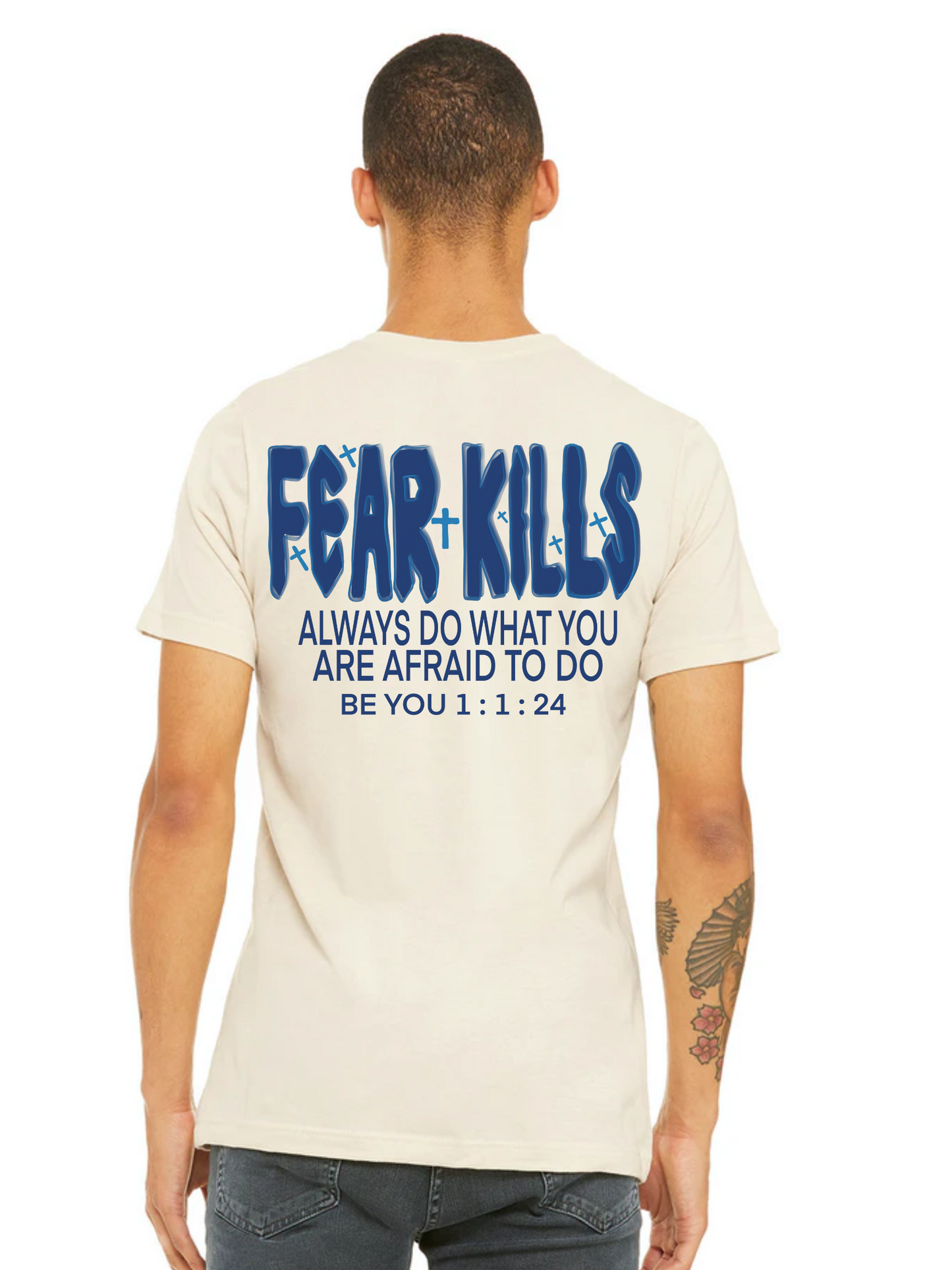 Be You "Fear Kills" Youth T-Shirt: Conquer, Empower, Be You.