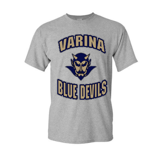 Grey Varina blue devils tshirt