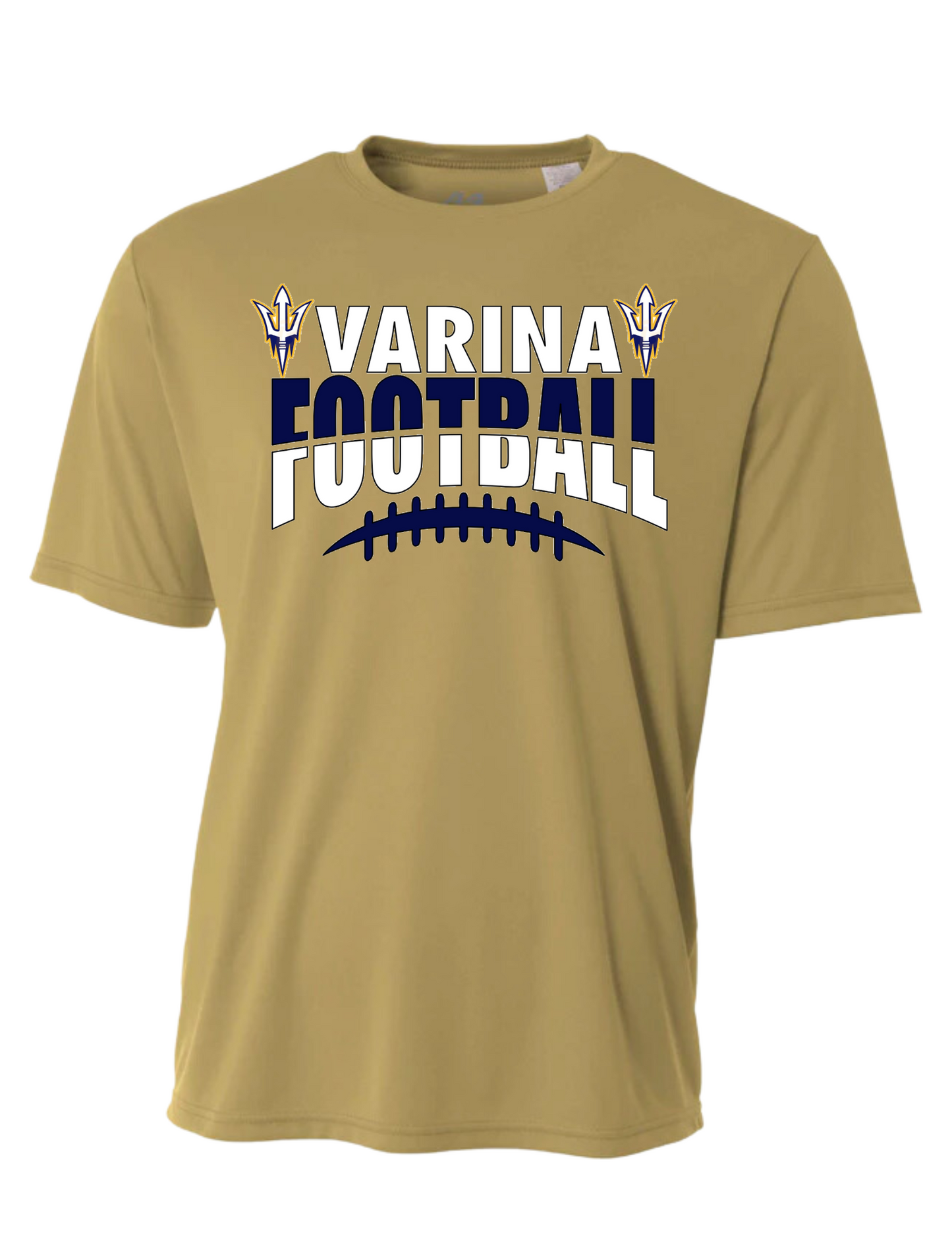 Gold Varina Football Tshirt